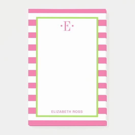 Modern Striped Post-it® Notes (Voorkant)