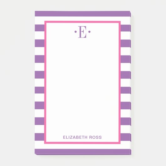 Modern Striped Post-it® Notes (Voorkant)