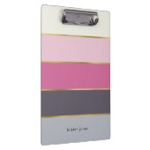 Modern Stripes gepersonaliseerd klembord (Rechts)