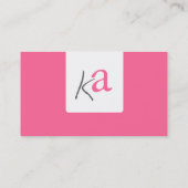 Modern Stripes Visitekaartje (Achterkant)