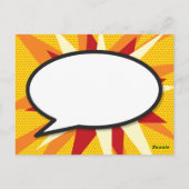 Modern Strips Boek KA-POW Bewaar de Datum Briefkaart (Achterkant)