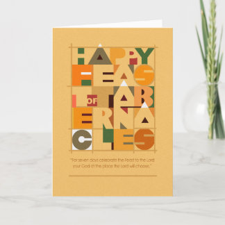 Modern Style Feast Greeting Card Feestdagen Kaart