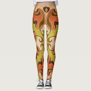 Modern Style Glas in lood Venster Leggings