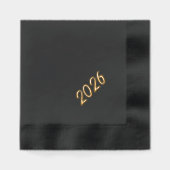 Modern Stylish Custom 2026 New Years Party Gold (Recto)