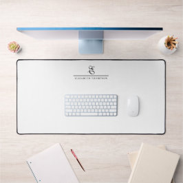 Modern Stylish Monogram Name Bureaumat