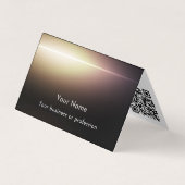 Modern Stylish QR Code Technology Custom Template Visitekaartjes (Voorkant)