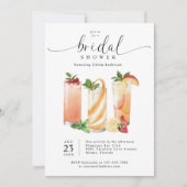 Modern Summer Cocktails Vrijgezellenfeest Kaart (Voorkant)