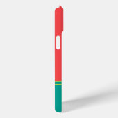 Modern Summer Coral Aquamarine Monogram Case-Mate iPhone Case (Achterkant / Rechts)