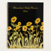 Modern Sunflower Planner (Voorkant)