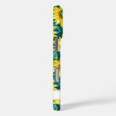 Modern Sunflowers Monogrammed Case-Mate iPhone Case (Achterkant / Rechts)