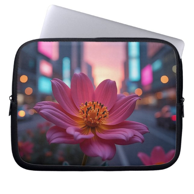 Modern Sunrise Bloom 10' Laptop Sleeve (Voorkant)