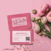 Modern Sweet Pink Love Valentijnsdag Gift Kaart