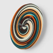 Modern Swirl Abstracte Art. 9 Grote Klok (Hoek)