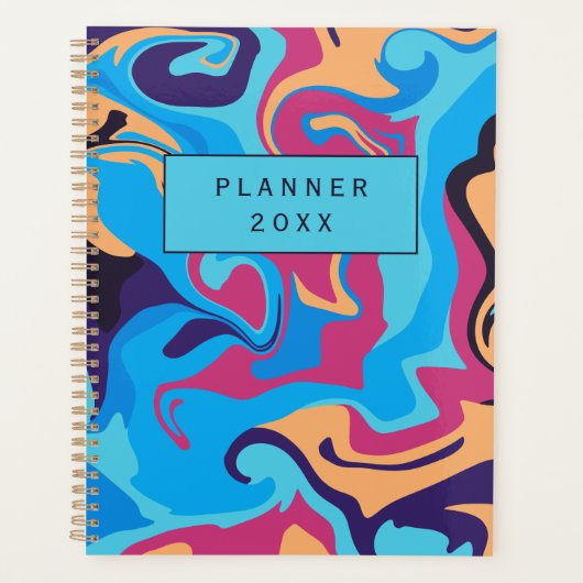 Modern Swirl Planner (Voorkant)