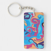 Modern Swirl Sleutelhanger (Voorkant)