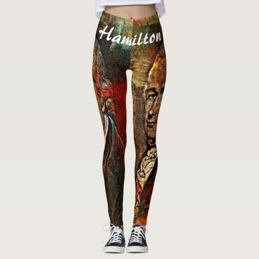 Modern Take on Young Alexander Hamilton Leggings (Voorkant)