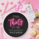 Modern Talk 30 to Me 30ste verjaardagsfeestje Papieren Bordje (Feest)