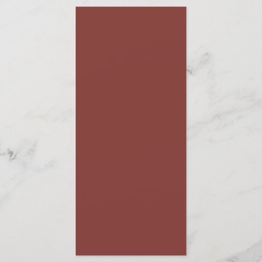 Modern Tan - Marsala-wine tone stripes Menu (Achterkant)
