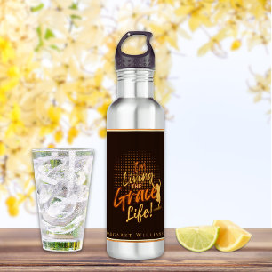 Modern Tan Vrouw Winnaar Grace Life Name Brown Waterfles