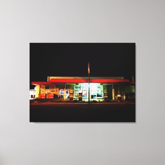 modern tankstation canvas afdruk (Voorkant)