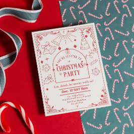 Modern Tarot vakantie feest Kerstmis Kaart