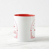 Modern Tarot vakantie feest Kerstmis Mok (Midden)