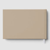 Modern Taupe White Happy Retirement Personalized  (Verso)