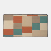 Modern Teal & Beige Geometric Blocks (Recto)