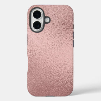 Modern Teal Gold Pink  iPhone 16 Hoesje
