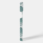 Modern Teal Nordic Damask (Côté droit)