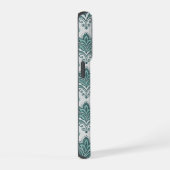 Modern Teal Nordic Damask (Côté droit)