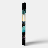 Modern Techno Astronaut Illustratie Case-Mate iPhone Case (Achterkant / Rechts)