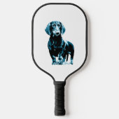 Modern teckel ontwerp pickleball paddle (Voorkant)