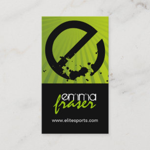 Modern Tennis Coach-Visitekaartjes Visitekaartje