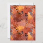 Modern Terracotta Boho Arch Wedding Kaart (Achterkant)