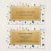 Modern Terrazzo Interior Designer Visitekaartjes (Voorkant /achterkant)