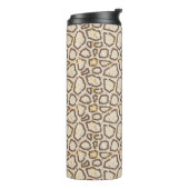 Modern Terrazzo Pattern Thermosbeker (Gedraaid links)