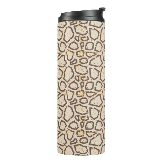 Modern Terrazzo Pattern Thermosbeker (Gedraaid links)