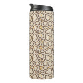 Modern Terrazzo Pattern Thermosbeker (Geroteerd rechts)