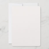 Modern Textured Cream Wedding Invitation Kaart (Achterkant)