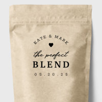 Modern The Perfect Blend Trouwkoffie Favor