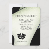 Modern Theater Uitnodiging (Voorkant)