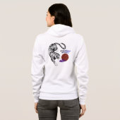Modern Tiger Graphic Art Hoodie (Achterkant volledig)