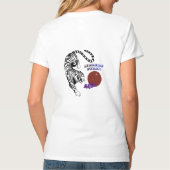 Modern Tiger Graphic Art T-shirt (Achterkant)