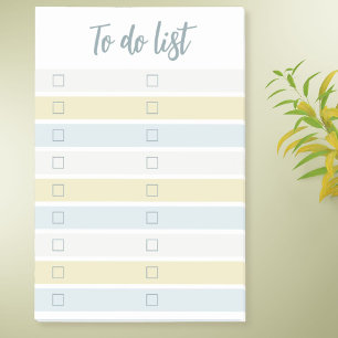 Modern to do list selectievakjes dagelijks post-it® notes