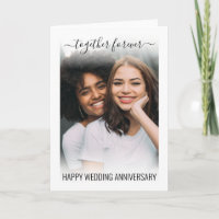 Modern Together Forever Wedding Anniversary Foto