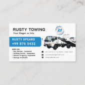 Modern Towing Service | wit Visitekaartje (Voorkant)