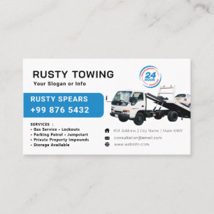Modern Towing Service   wit Visitekaartje