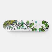 Modern Traditional Chinees Natuur Scene Graphic Skateboard (Horizontaal)