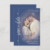 Modern transparantieeffect in blauwe, gecodeerde f (Voorkant / Achterkant)